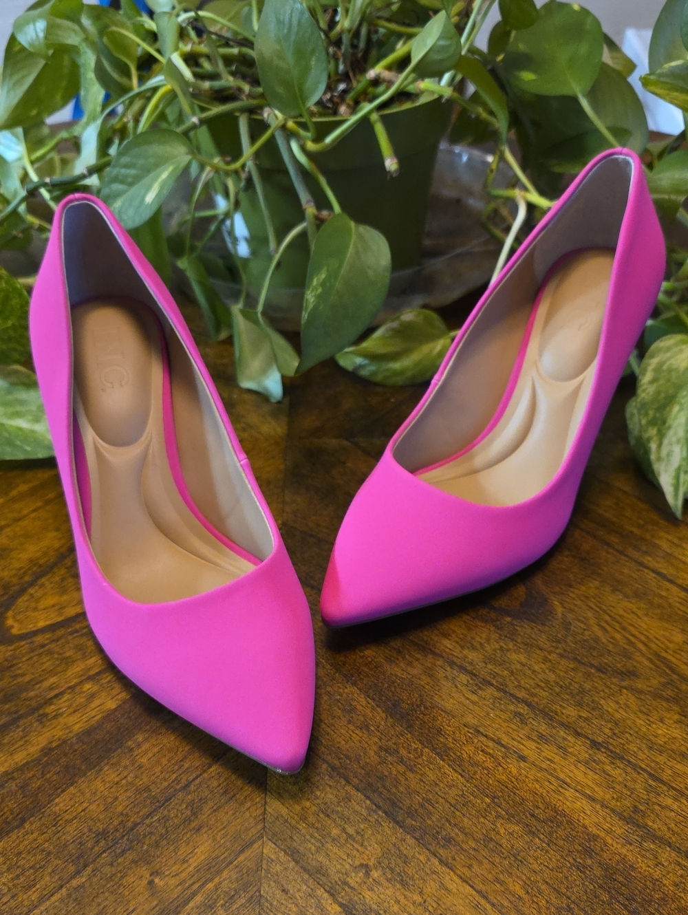 Inc Zitah Hot Pink Pointed-Toe Pumps